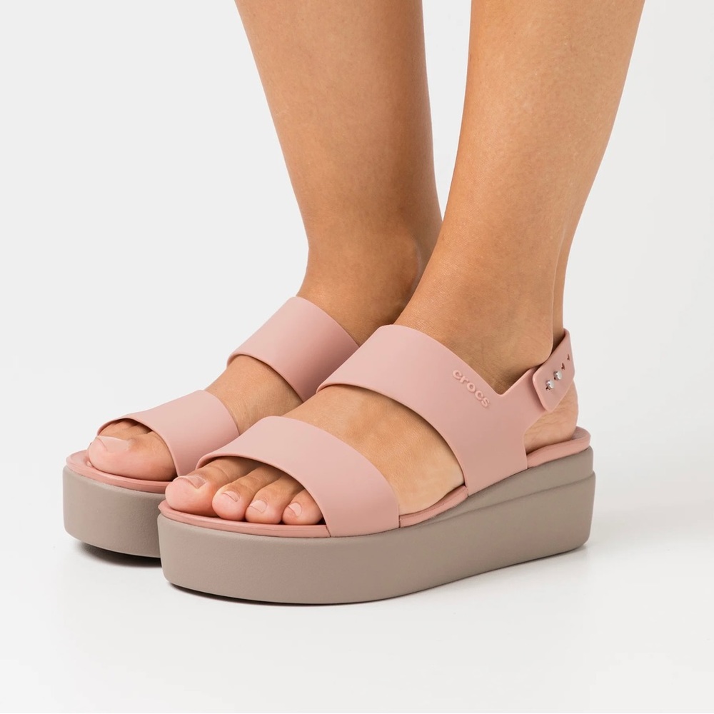 Crocs Brooklyn Wedge Platform Sandals